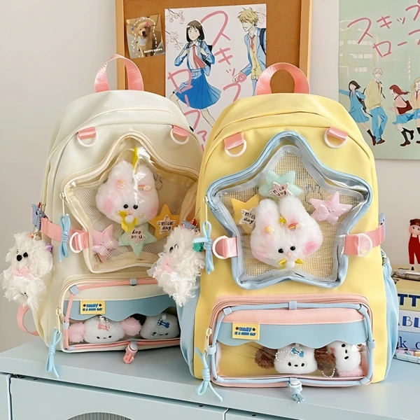 Cute Star Design School Backpack
