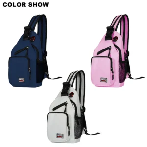 Outdoor Cycling and Travel, Men's Crossbody Bag, Nylon Oxford Cloth Backpack