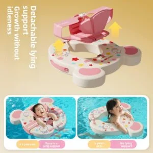Inflatable swimming ring for home use