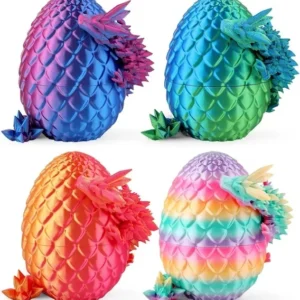 3D Printed Dragon Eggs Mystery Crystal