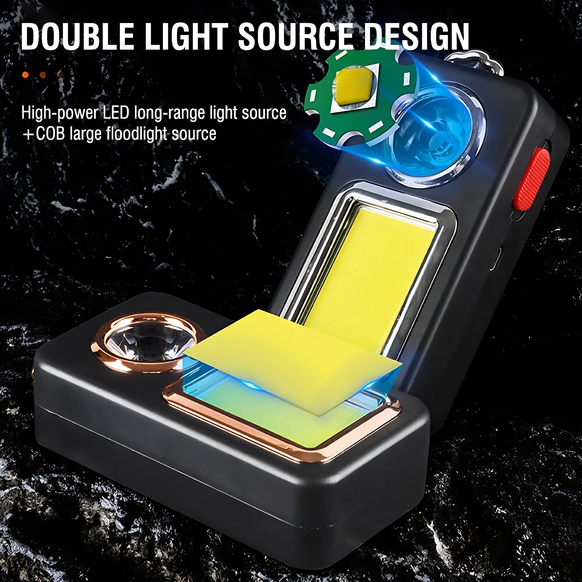 Solar Portable LED Camping Light Lantern Tent Lamp Rechargea