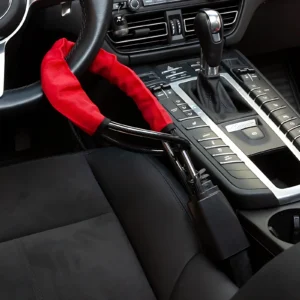 Car Steering Wheel Security Lock with Cable