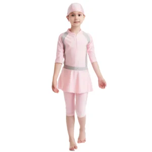 Girls’ swimming suit set of three pieces