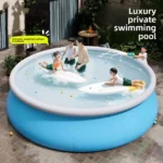 Round Mesh Inflatable Swimming Pool for Children