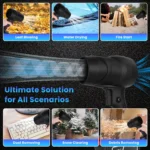 130000RPM Mini Cordless Leaf Blower for Spring Summer Autumn
