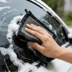Automotive Hollow-Weave Scrubbing Towel