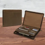 Genuine Leather 15-Inch Tablet Briefcase