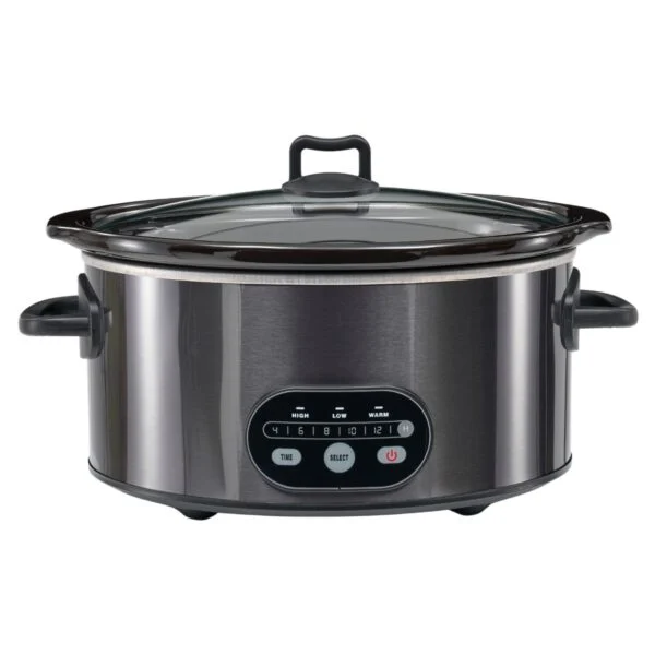 Manual Slow Cooker, Easy To Use Program-Free Kitchen Appliance, Great For Pot Roast And Chili