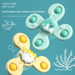 Children Bath Suction Cup Spinning Toys