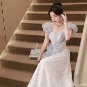 Elegant Women's Evening Dress for Weddings and Parties