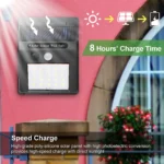 Solar Light 20 LEDs Outdoor PIR Motion Sensor Lights Waterpr