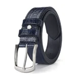 Men's Crocodile Pattern PU Leather Belt