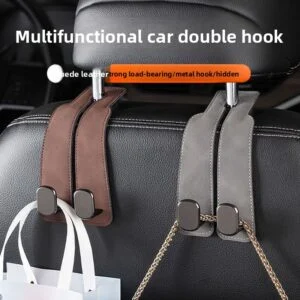 Suede Metal Car Hook