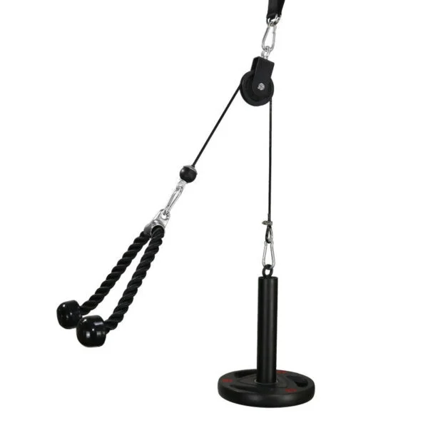 Homemade Fitness Equipment Home High Pull-down Training Wire Rope Pulley Accessories Pull Belt Triceps