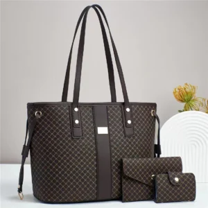 3-in-1 PU Crossbody Bag Set for Women