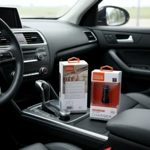 Premium Power 20W PD USB-C Dual Port 12-24V Car Charger with Quick Charge Adapter for Phones