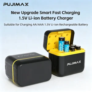 8-Slot AA and AAA Lithium Battery Charger