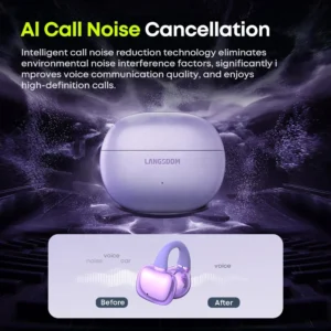 USA Stock Free Shipping Auriculares Sports Wireless Earphones 32h Playback Clip on Earbuds Noise Cancelling Bluetooth Headphone