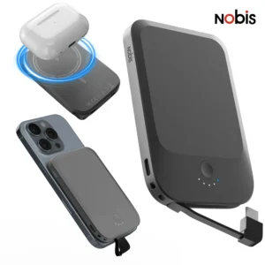 5000mAh Ultra-Slim Magnetic Wireless Power Bank