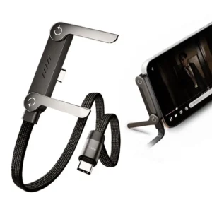 240W USB-C Charging Cable with Phone Holder Stand