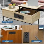 Recessed Power Strip with USB and Extension Cord