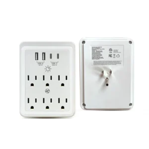 Multi Plug Outlet Expander, USB Wall Charger, Outlet Splitter Adapter Wall Mount for Home Travel Office