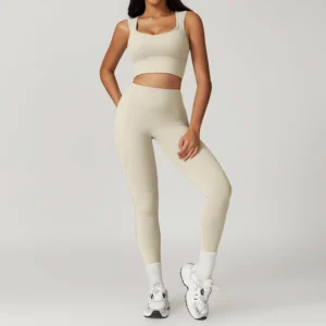 Womens High-Waisted Sportswear Two-Piece