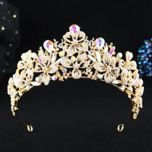 Rhinestone Princess Birthday Crown Bride Wedding Headpiece Wedding Dress Accessories