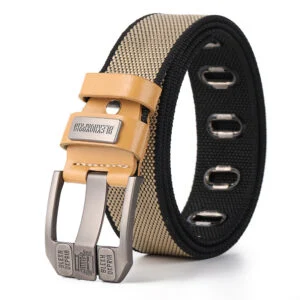 Men’s Canvas Pin Buckle Belt
