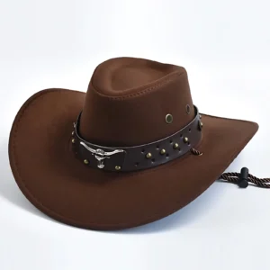 Artificial Suede Western Cowboy Hat