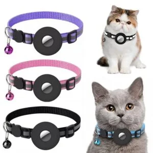 Reflective Collar Waterproof Holder Case for Airtag Air Tag