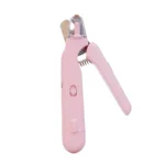 2 in 1 Pet Nail Clippers with Led Light Dog Cat Special Bloo