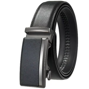 Men's Genuine Leather Automatic Buckle Belt