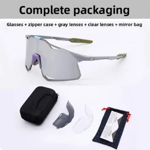 Interchangeable Lens Sports Sunglasses for Cycling and Outdoor Activities