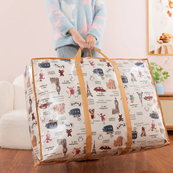 Large-Capacity Non-Woven Fabric Covered School Moving Bag