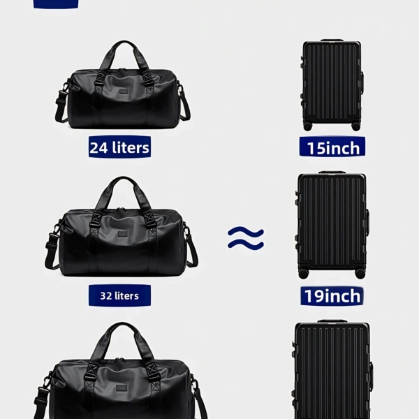 Large-Capacity Business Trip Satchel Travel Bag Luggage Bag Men's Fitness
