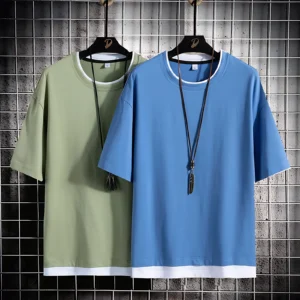 Men’s Short Sleeve T Shirt Pure Cotton Round Neck Tee