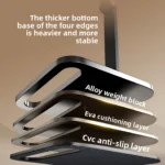 360-Degree Dual-Arm Tablet Desk Stand