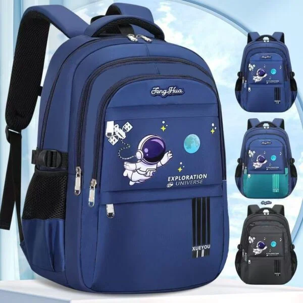 Lightweight, Large-Capacity School Bag for Elementary Students