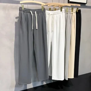Men's Straight Leg Casual Trousers