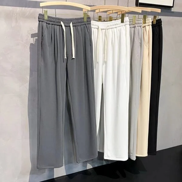 Men's Straight Leg Casual Trousers