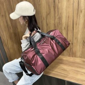 Fitness Bag Men’s Dry and Wet Separate Storage Sports Bag Portable Luggage Bag Short-distance Travel Bag Women’s Large Capacity Swimming Bag