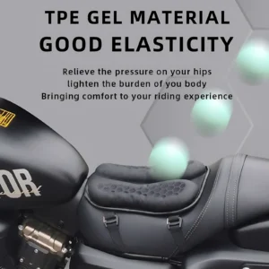 Universal Shock-Absorbing Motorcycle Seat Cover