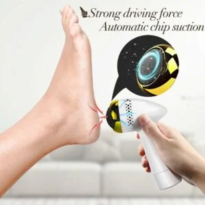 Electric Foot Polisher With Vacuum Cleaning Function For Exfoliating, Removing Dead Skin And Calluses.