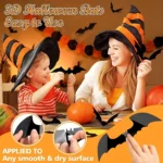 100pcs Halloween Bats Wall Decor