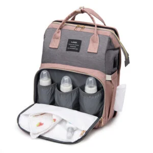 Multifunctional Diaper Bag Backpack with Changing Station