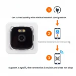 2K Indoor Smart Security Camera with Two-Way Audio