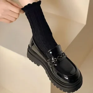 British Style Women’s Leather Shoes