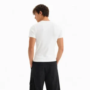 Mens Heavyweight Cotton Ribbed T-Shirt