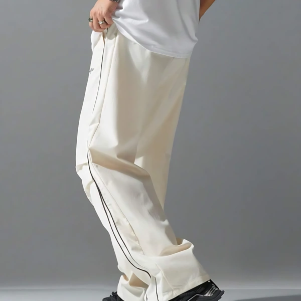 Men’s Quick-Dry Stripe Casual Trousers